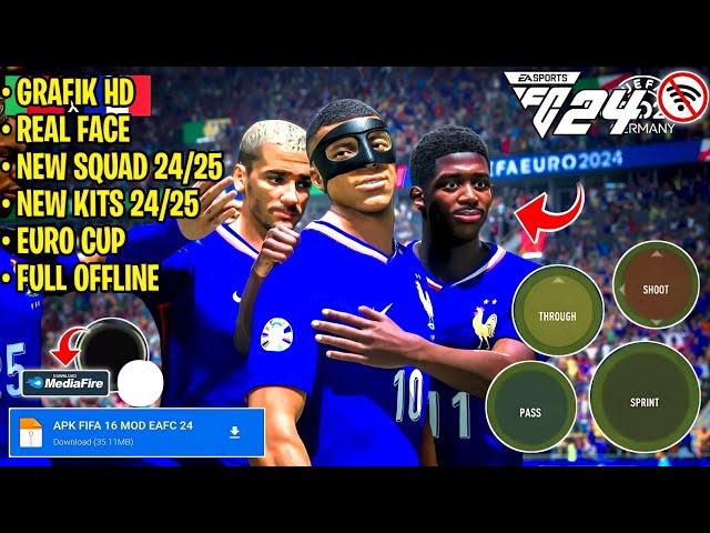 Game FIFA 16 MOD EA FC 24 GRAPICS HD ANDROID OFFLINE | NEW UPDATE TRANSFER & KITS 24/25