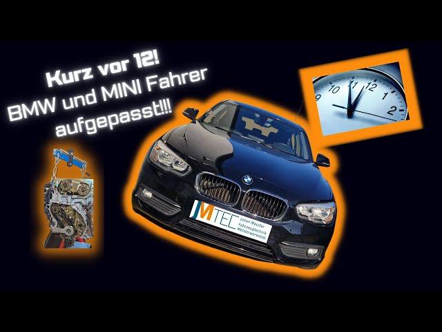 BMW 116i F20 3-Zylinder Turbomotor im Notlauf | B38 Steuerketten Reparatur