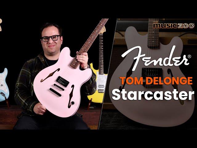The Fender Tom DeLonge Starcaster Demo Video & Review at The Music Zoo!