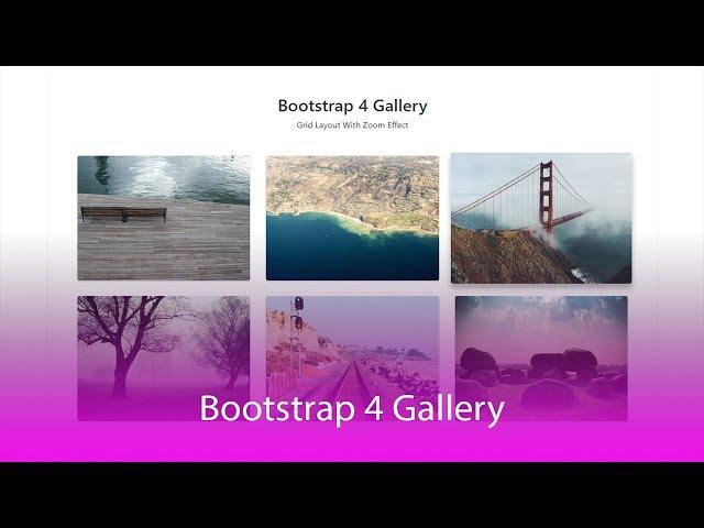 How to create Responsive LightBox Gallery with Bootstrap 4