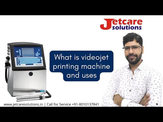 What is videojet printing machine and uses in india complete step by step in hindi | call 8010137841