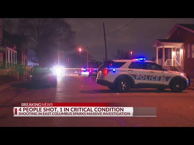 Four shot on east side of Columbus