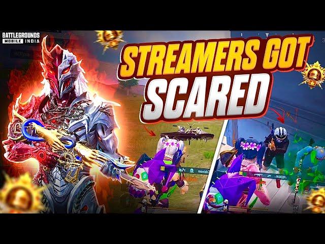 8 STREAMERS Got Scared  | Bixi Op vs Streamers | BGMI