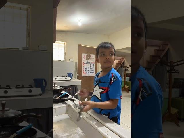 Washing the dishes 101 #KennyTV #Chores #Kids