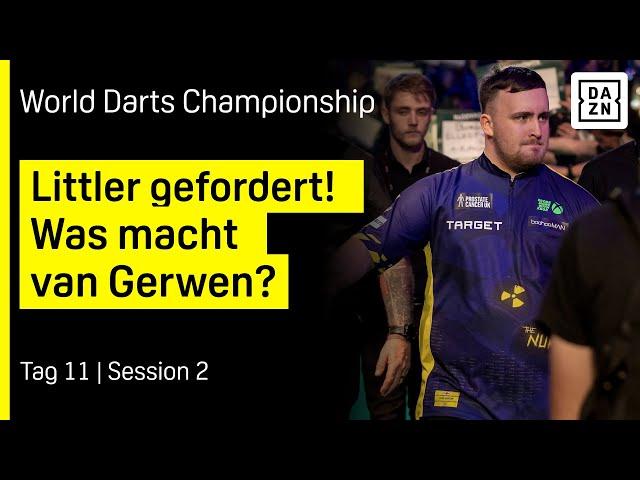 Generationen-Duell zwischen Littler & White: Tag 11 - Session 2  | Darts WM 25 | DAZN