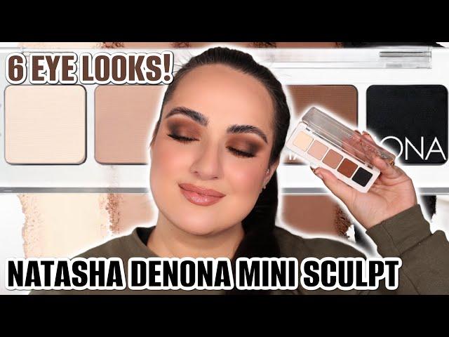 Natasha Denona Mini Eye Sculpt Palette! | 6 Looks from Fresh to Fierce 