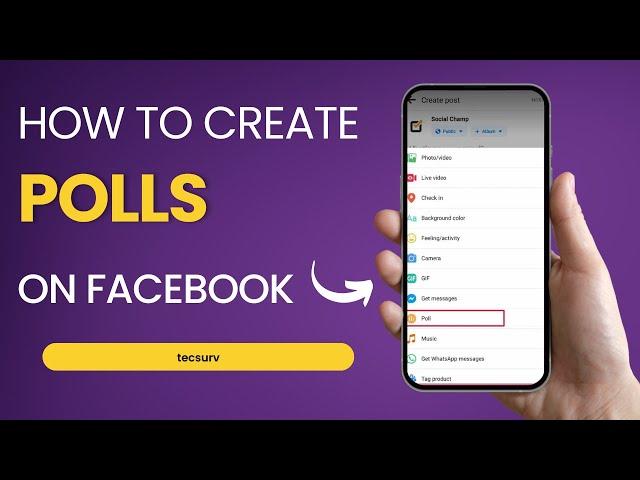 How to Create a Poll on Facebook |  Create a Poll on Facebook Business Page