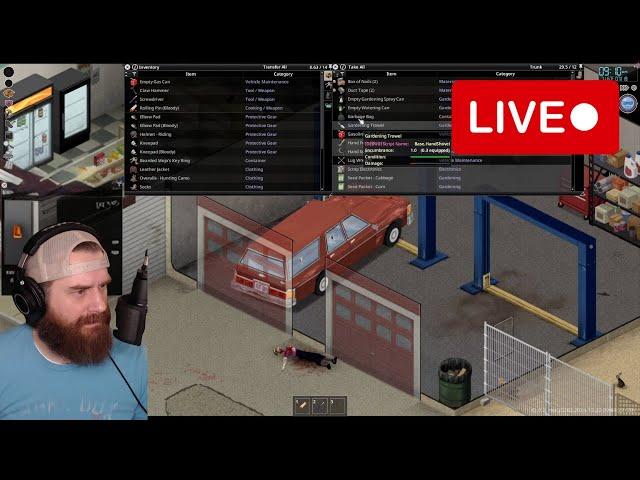  LIVE: Surviving the Zombie Apocalypse in Project Zomboid! Base Building, Looting & Survival! ‍️