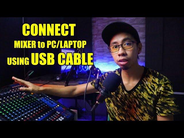 How to Connect USB Mixer to PC/Laptop for Recording/Streaming | Audio Interface Setup