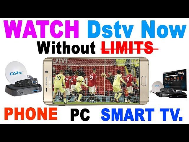 How to Watch all dstv channels on phone or PC without limits (login with Over 4 devices e.g 10