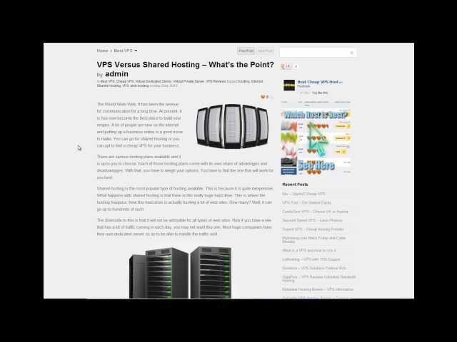 Shared Hosting or VPS Hosting vs Comparison