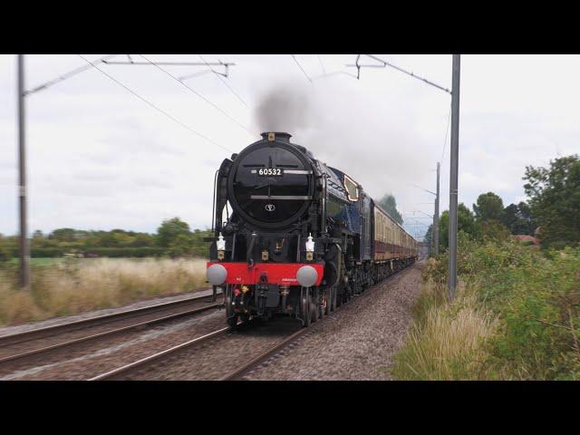 60532 'Blue Peter' Steaming back onto the Mainline - Private Charter - 13/07/24