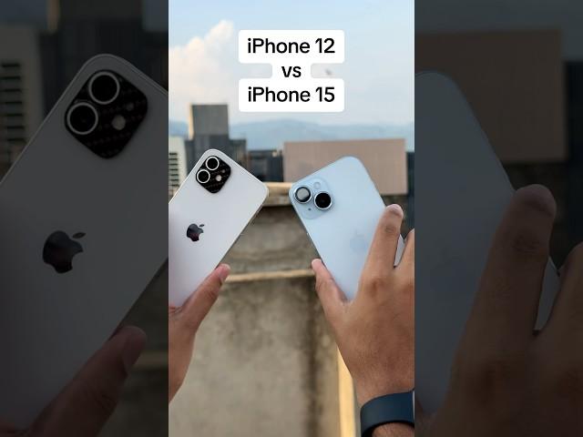 iPhone 12 vs iPhone 15 Camera Zoom Test #shorts