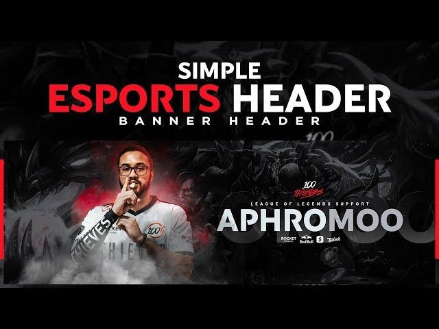 PS Tutorial: Simple Universal Esports Banner Design