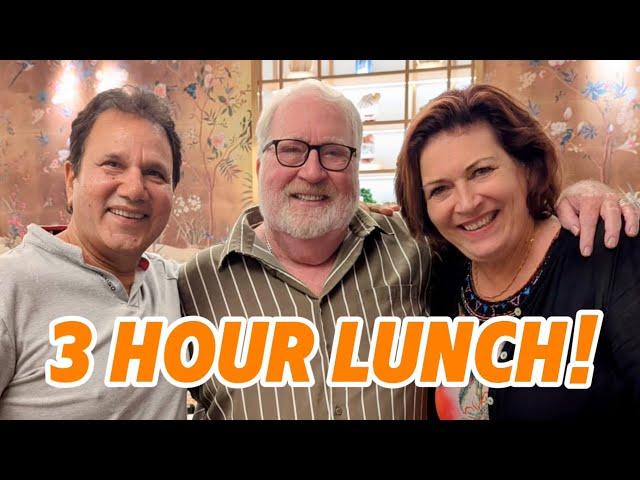 Lunch with a Monk and a UK couple! - Retire to Malaysia!