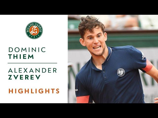 Dominic Thiem vs Alexander Zverev - Quarter-Final Highlights I Roland-Garros 2018