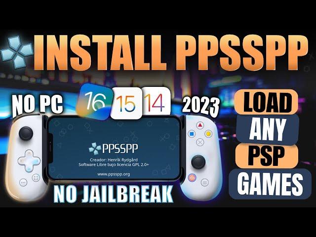 Install PPSSPP on iPhone: No Computer, No Jailbreak (2023)