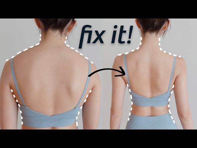 FIX & SLIM YOUR BACK + BETTER POSTURE in 10 minutes ~ Emi