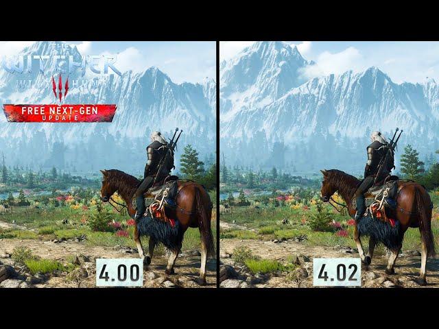 The Witcher 3 Next Gen | 4.02 vs 4.00 | What's new and what about DX12 and DX11 Performance