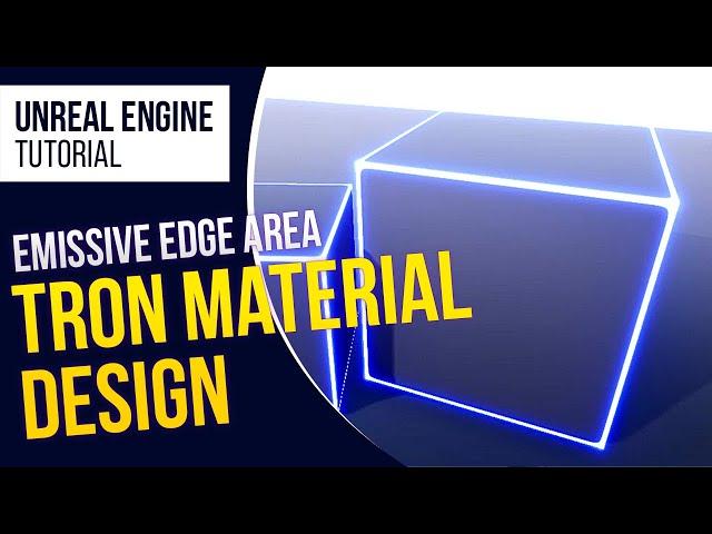 UE4 Tron Material l Unreal Engine 4.26 (Tutorial)