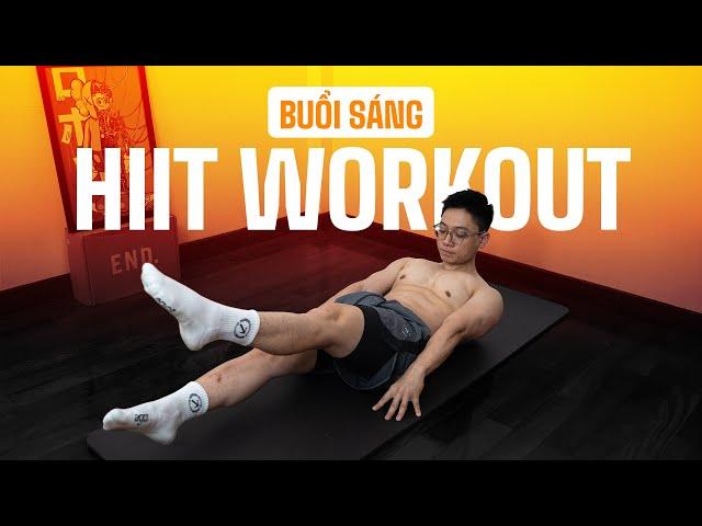 10 phút HIIT MỖI SÁNG để “khô” và săn chắc hơn | Morning HIIT Workout | SHINPHAMM