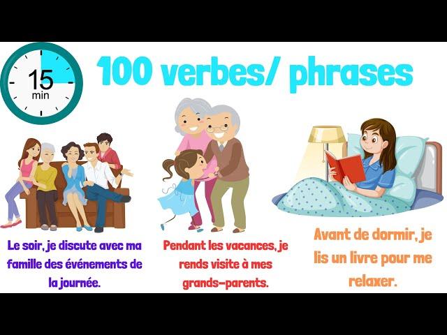 Apprendre 100 phrases pour s'exprimer facilement en français.