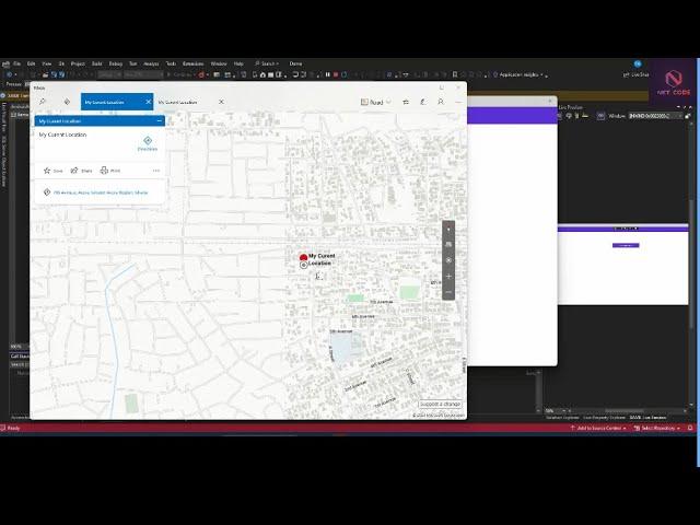 .NET Maui Apps | Using Map to get locations  in Mobile and Desktop Applications