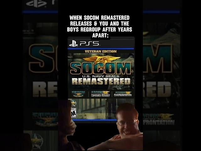 When SOCOM Remastered releases🟢... #shorts