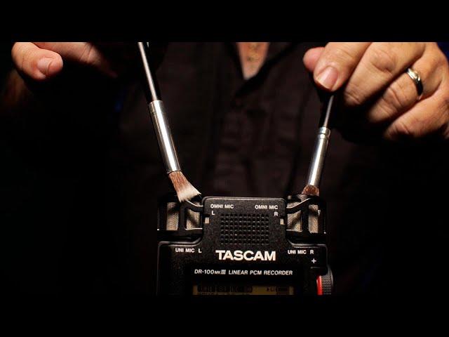  Tascam DR-100MKIII ASMR: The Ultimate Mic Brushing Relaxation Experience! 