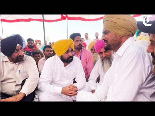 Punjab CM Bhagwant Mann visits Sidhu Moosewala's house; earlier, villagers force AAP MLA to return