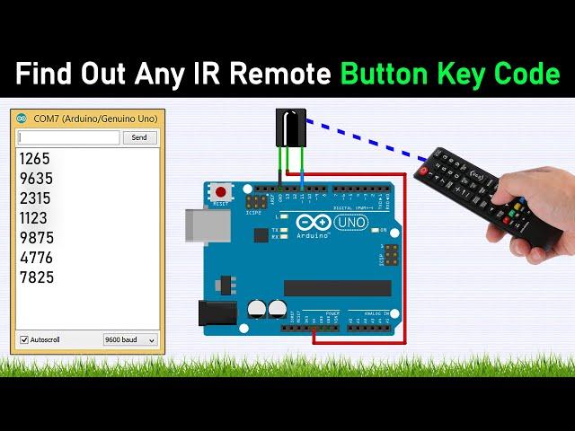 Find Out Any IR Remote Button Key Code By Arduino || Detecting code of IR remote || IR Code Reader