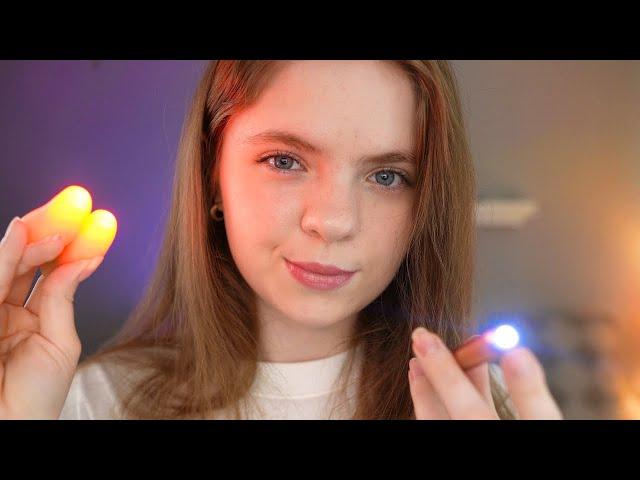 ASMR Fast & Aggressive Eye Exam WITH Light Triggers  Medical roleplay doctor, follow instructions