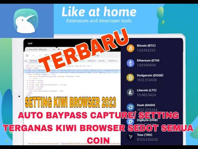 AUTO BAYPASS SHOTLINK TERGANAS 2023 !! SETTING KIWI BROWSER SHOT AND CAPTURE POWER FULL !!