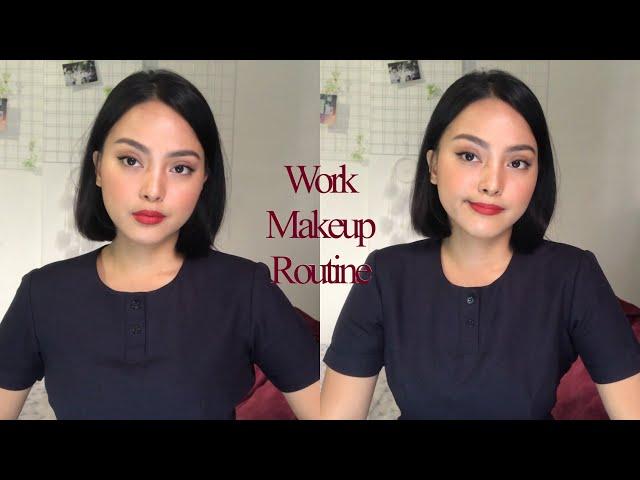 WORK MAKEUP ROUTINE | Khate Garcia