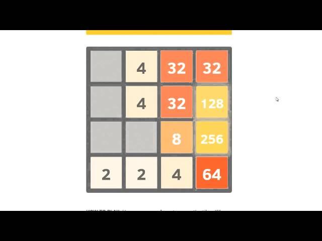 Тактика игры 2048/Как выиграть 2048