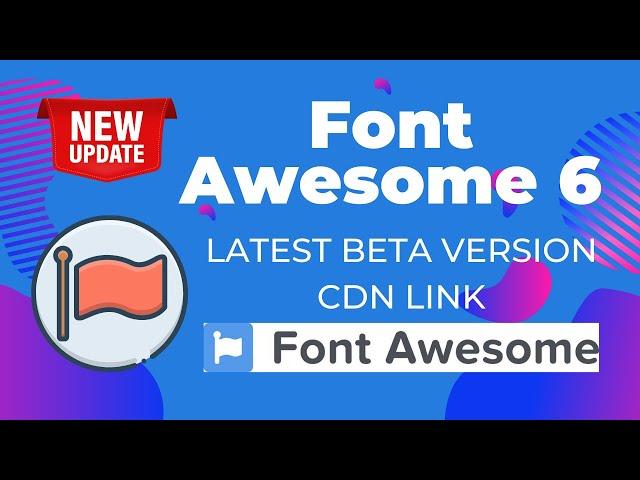 How to Use Font Awesome 6 Icons Free in HTML | Font Awesome 6 Icons Beta version