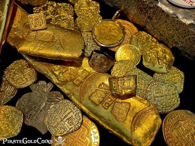 Treasures of the 1715 Plate Fleet Shipwreck Treasure Week Pirate Gold Coins JR Bissell