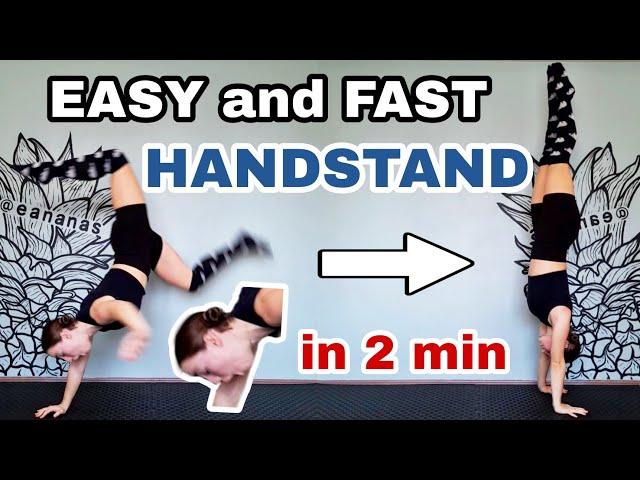 HANDSTAND TIPS IN 2 MIN  FAST&EASY EXERCISES #handstandtutarial #tutorial #handstand #gymnastics