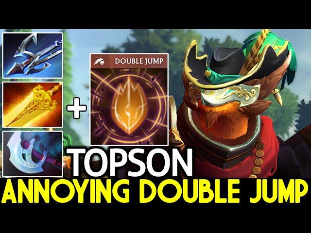 TOPSON [Pangolier] Annoying Double Jump with Radiance Build Dota 2