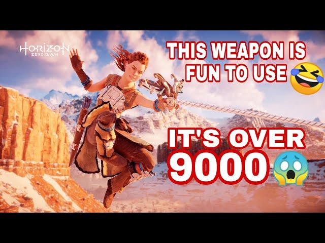 Horizon Zero Dawn - Best Weapon Early game!! SUPER OP!!