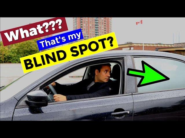 What is a BLIND SPOT? and Where EXACLTY is it? || Toronto Drivers