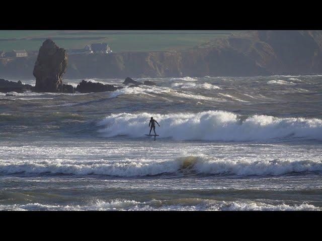 Hectic Foil Run Across Bigbury & Bantham