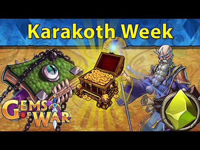 Gems of War: Event Objectives | 16-17 Star Karakoth and 100 Task Achievement