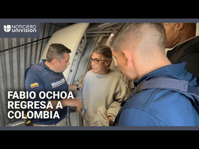 Fabio Ochoa Vásquez, excapo del Cartel de Medellín, regresa a Colombia tras ser deportado desde EEUU