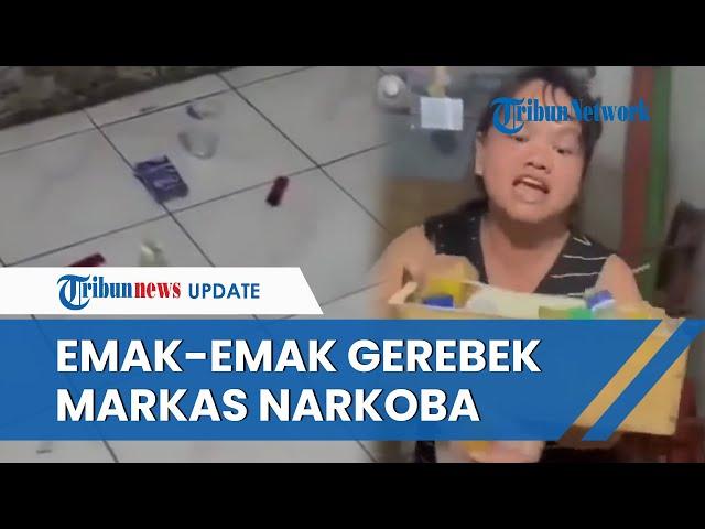 Viral Video Emak-emak Gerebek Sendiri Basecamp Narkoba di Jambi, Polisi Berikan Penjelasan