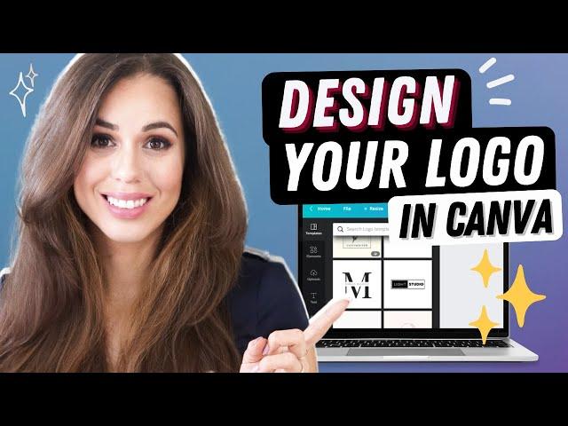 How To Design A Professional Logo For Free | Canva Tutorial for Beginners