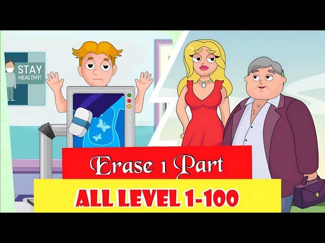 ERASE-1 Part : All Level 1 - 100   DELETE puzzles , HD!