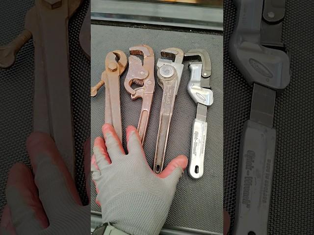 My Collection of More Unusual Pipe Wrenches. Bullard. Record. Toyang.