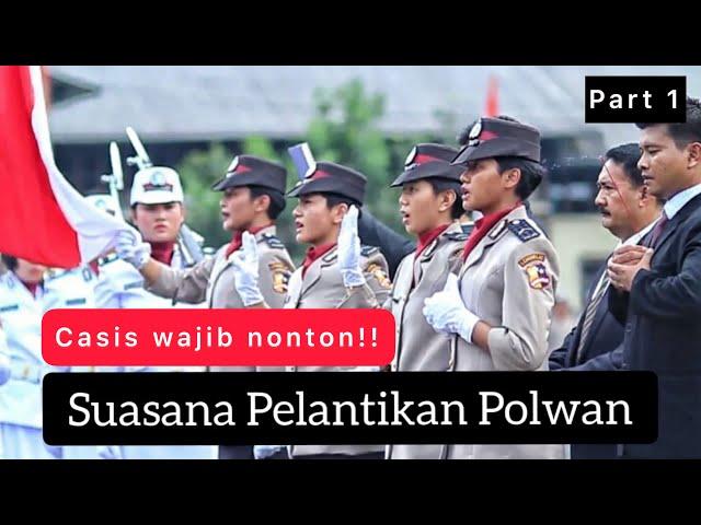 SUASANA HARU PELANTIKAN POLWAN di SEPOLWAN CIPUTAT