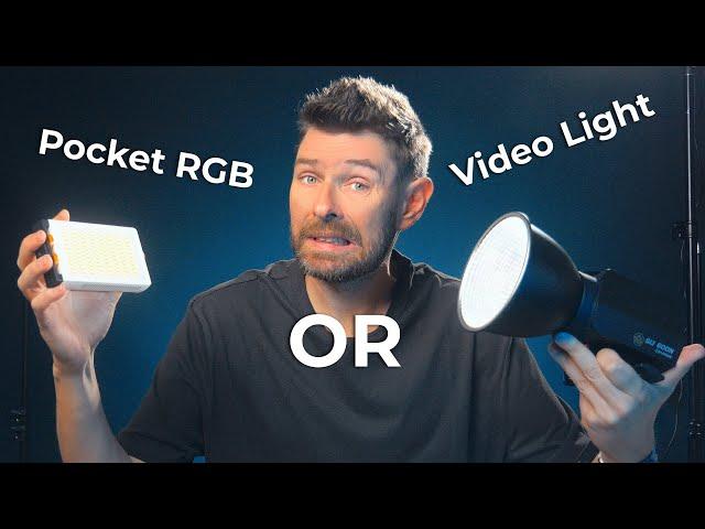POCKET RGB LIGHT or VIDEO LIGHT? Watch this if you’re in doubt!